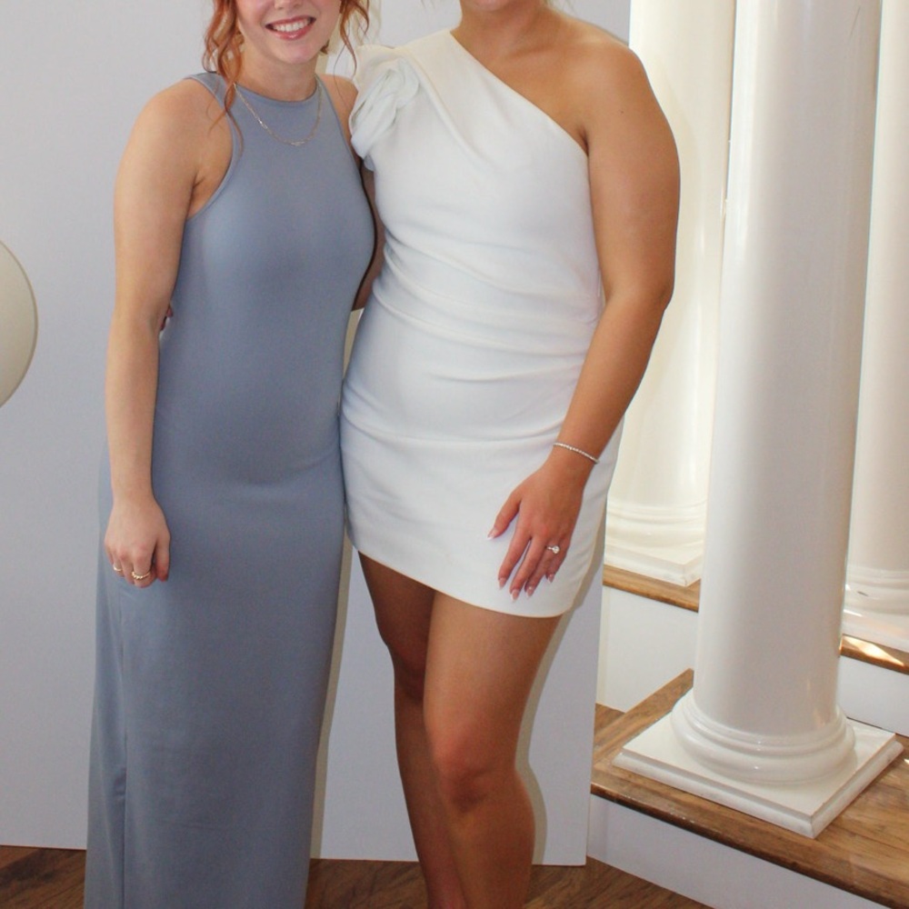 Lovers + Friends White Dress Micaela